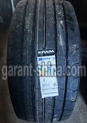 Fulda Regiocontrol 3 (рулевая) 385/55 R22.5 160K(158L) 20PR - Фото протектора с этикеткой на складе